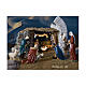 Presepe intero 160 cm Lando Landi 15 pz vetroresina occhi cristallo DA ESTERNO s1