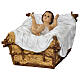 Presepe intero 160 cm Lando Landi 15 pz vetroresina occhi cristallo DA ESTERNO s3