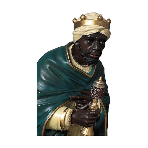 Complete nativity scene, 160 cm Lando Landi 15 pcs fiberglass crystal eyes FOR OUTDOORS 8