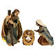 Nativity set with Holy Family Wise Men and shepherd, resin, for Nativity Scene with 10 cm characters s2