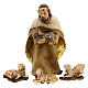 Conjunto Sagrada Família Reis Magos pastor resina para presépio com figuras de 10 cm s4