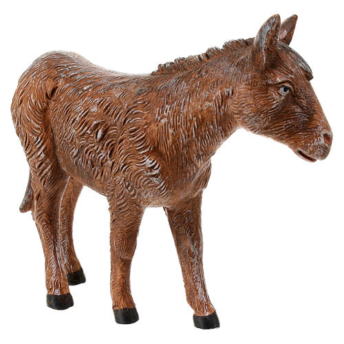 Stehender Esel für Fontanini Krippen, 19 cm 3