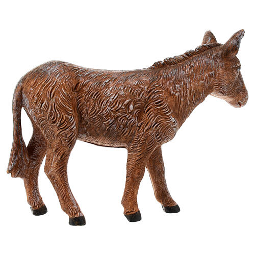 Stehender Esel für Fontanini Krippen, 19 cm 4