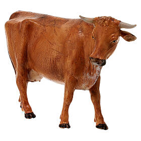Vache debout pour crèche Fontanini avec santons de 12 cm