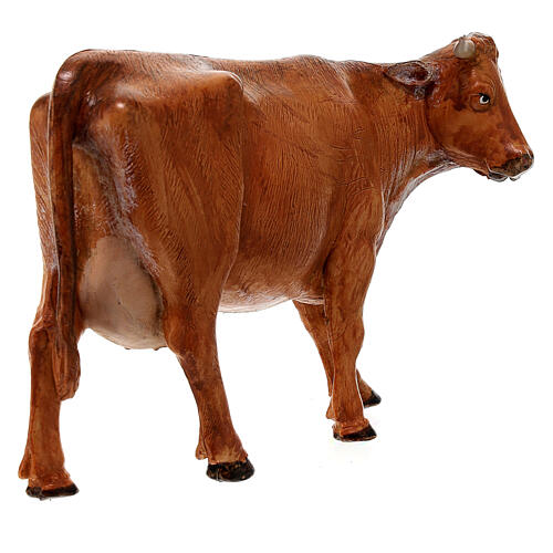 Vache debout pour crèche Fontanini avec santons de 12 cm 5