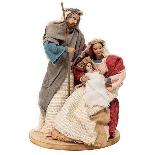 Nativity, resin and fabric, Light of Hope collection, 25 cm 1