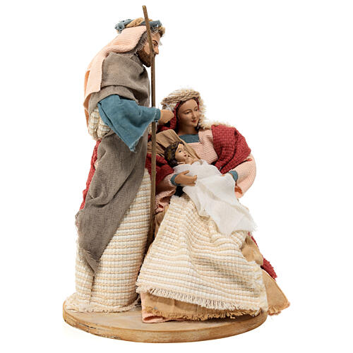 Nativity, resin and fabric, Light of Hope collection, 25 cm 5