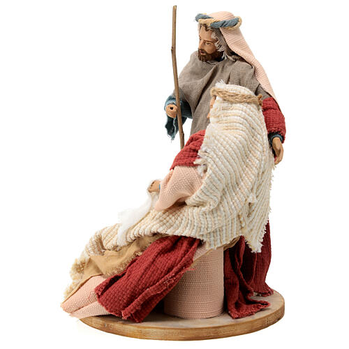 Nativity, resin and fabric, Light of Hope collection, 25 cm 6