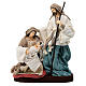 Nativity, resin and fabric on wood base, Country Collectibles, 25 cm s1