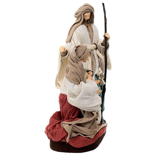 Holy Family statue resin and cloth on wood base Country Collectibles 25 cm 6