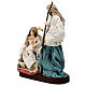 Holy Family statue resin and cloth on wood base Country Collectibles 25 cm s3