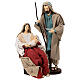 Nativity, set of 3, resin and fabric, Country Collectibles, 30 cm s1