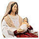 Natividad resina y tela 3 piezas Country Collectibles 30 cm s4