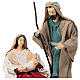 Holy Family statue resin and fabric 3 pc set Country Collectibles 30 cm s2