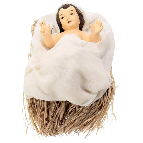Natività resina e stoffa Country Collectibles 60 cm 3 pz 2