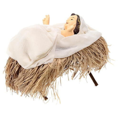 Natività resina e stoffa Country Collectibles 60 cm 3 pz 8