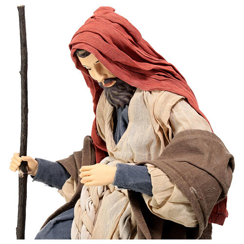 Natività resina e stoffa Country Collectibles 60 cm 3 pz 9
