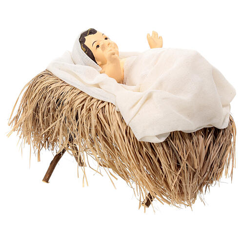 Natività resina e stoffa Country Collectibles 60 cm 3 pz 10