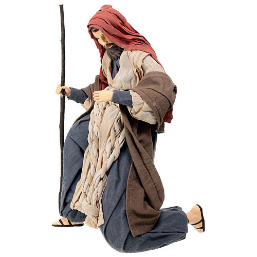 Natività resina e stoffa Country Collectibles 60 cm 3 pz 12