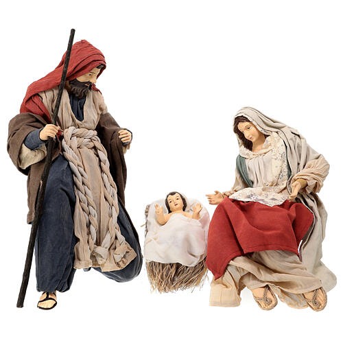 Holy Family figurine resin and cloth Country Collectibles 60 cm 3 pcs 1