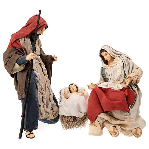 Holy Family figurine resin and cloth Country Collectibles 60 cm 3 pcs 11