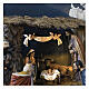 Angeli festone Gloria 160 cm presepe Lando Landi ESTERNO vetroresina occhi cristallo s2