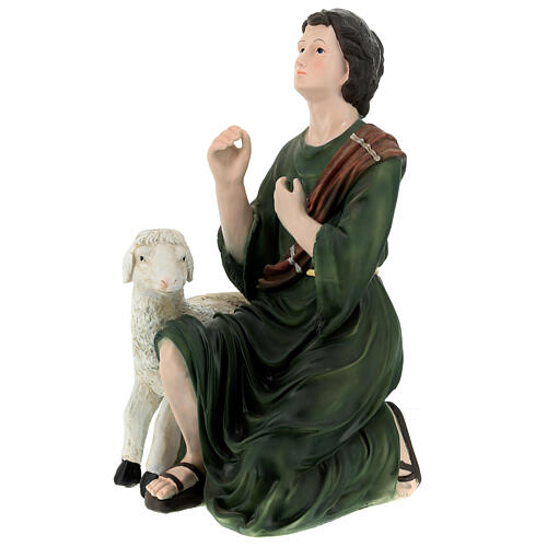 Shepherd with sheep, resin Nativity Scene with 100 cm statues 3