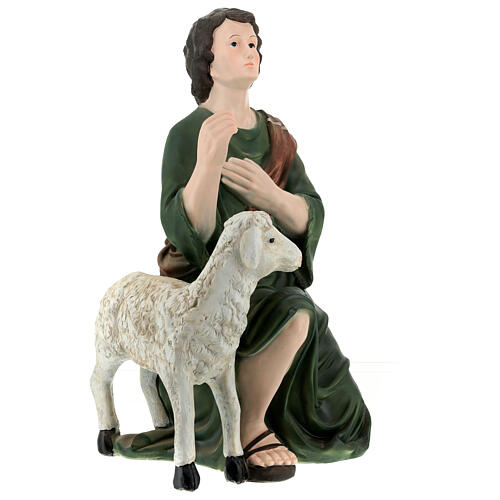 Shepherd with sheep, resin Nativity Scene with 100 cm statues 4