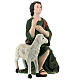 Shepherd with sheep in resin for nativity scene 100 cm s4