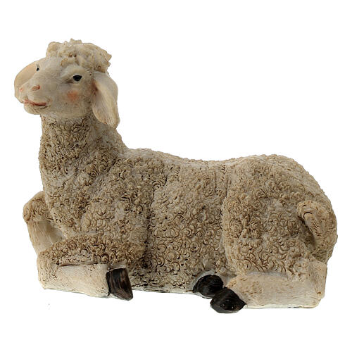Set of 3 resin sheep for 30cm a nativity scene 3