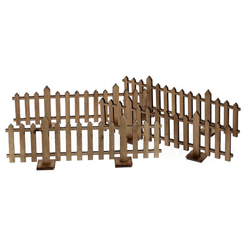 Classic wood fence, set of 2, 5x20 cm, Moranduzzo 3