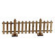 Classic wood fence, set of 2, 5x20 cm, Moranduzzo s2