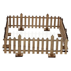 Cerca clásica set 2 piezas madera 5x20 cm Moranduzzo