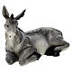 Estatua burro natividad material infrangible 40 cm exterior s3