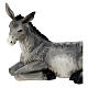 Donkey nativity statue unbreakable material 40 cm outdoor s2