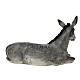 Donkey nativity statue unbreakable material 40 cm outdoor s7