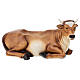 Ox statue for outdoor Nativity Scene of 40 cm, indistructible material s1