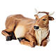 Ox statue for outdoor Nativity Scene of 40 cm, indistructible material s3