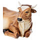 Ox statue for outdoor Nativity Scene of 40 cm, indistructible material s4