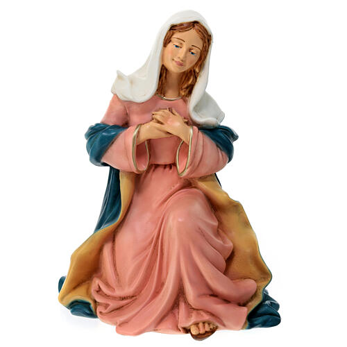 Estatua Virgen Natividad material infrangible 40 cm exterior 1