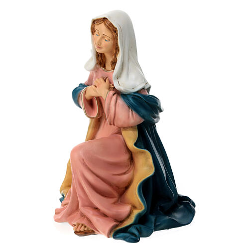 Estatua Virgen Natividad material infrangible 40 cm exterior 3