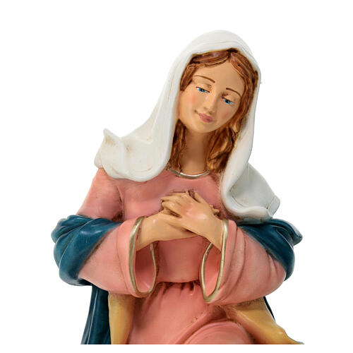 Vierge Marie pour Nativité 40 cm matière incassable pour extérieur 2