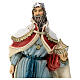 Wise man with gold statue for outdoor Nativity Scene of 30 cm, indistructible material s2