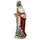 Wise man with gold statue for outdoor Nativity Scene of 30 cm, indistructible material s8