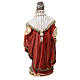 Wise man with gold statue for outdoor Nativity Scene of 30 cm, indistructible material s9