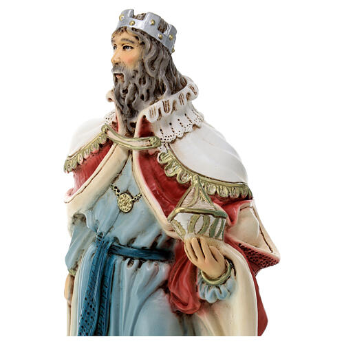 Statua re Magio con oro materiale infrangibile 30 cm esterno 4