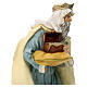 Re Magio con oro statua natività materiale infrangibile 40 cm esterno s6