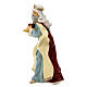 Re Magio con oro statua natività materiale infrangibile 40 cm esterno s7