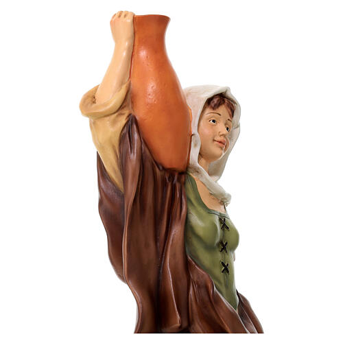 Estatua mujer con ánfora natividad material infrangible 40 cm exterior 6