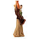 Woman nativity statue with amphora, unbreakable material 40 cm outdoor s5